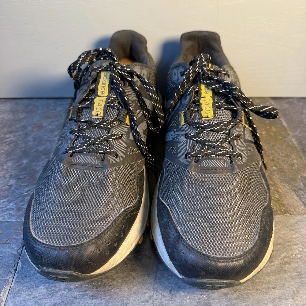 NEW BALANCE 410V8 (410 V8) TRAIL RUNNING SHOES BLACK YELLOW EXTRA WIDE Men's 10